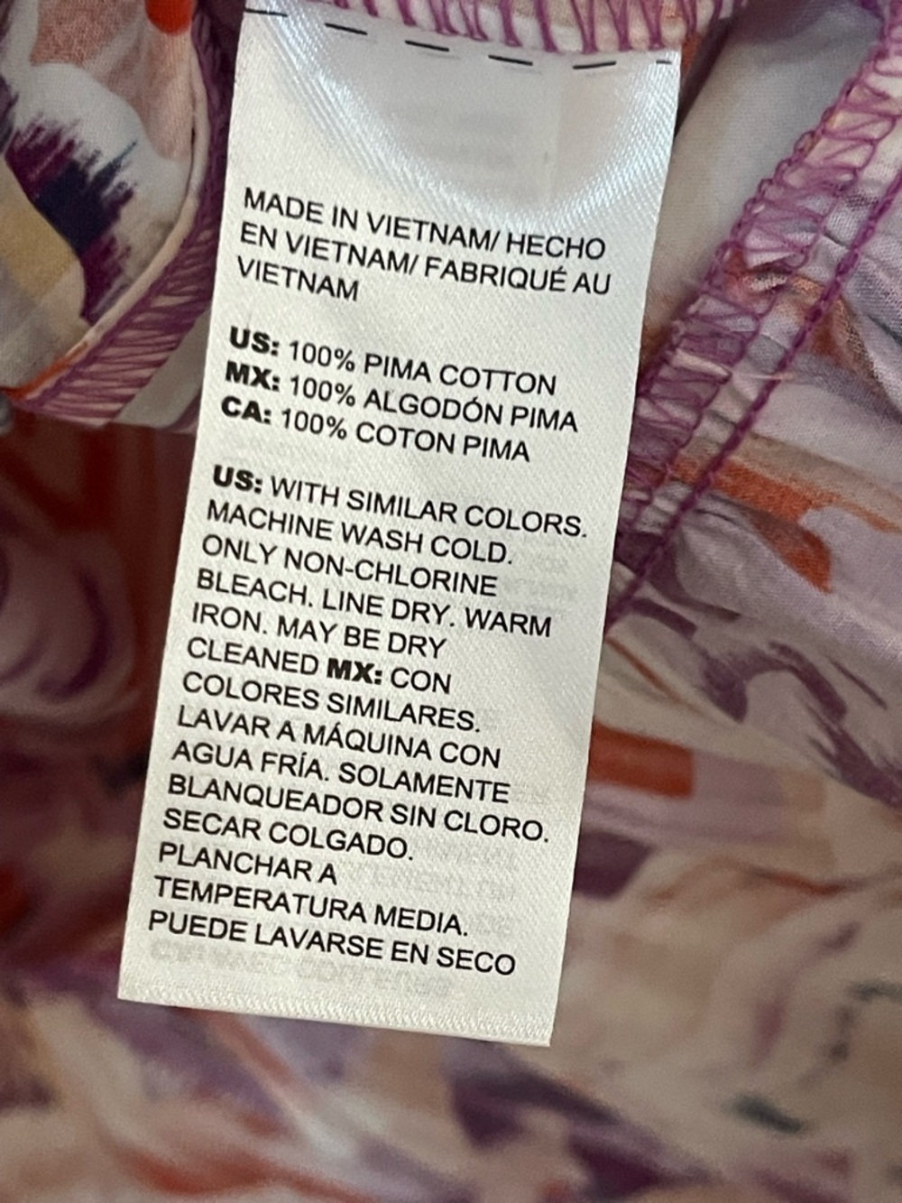 Chico’s | 40th Anniversary Tiered Midi Dress Puff Sleeve Poplin Pima Cotton 16 - Picture 6 of 7
